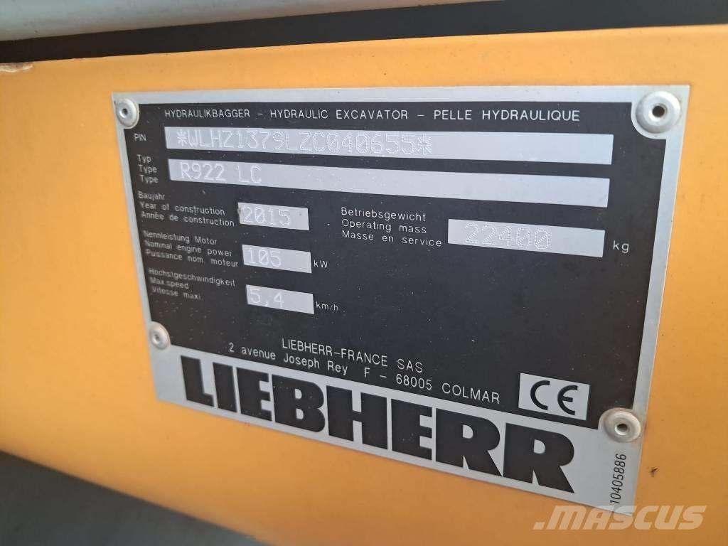 Liebherr R 922 LC Bageri guseničari