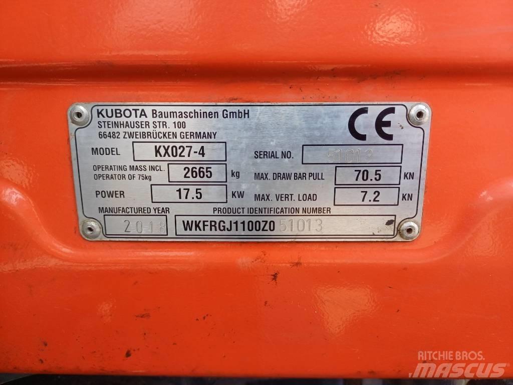 Kubota KX027-4 Mini bageri < 7t