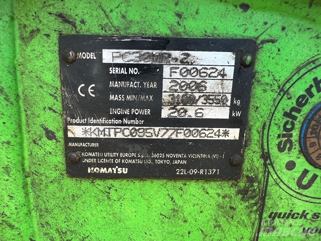 Komatsu PC 30 MR-2 Mini bageri < 7t