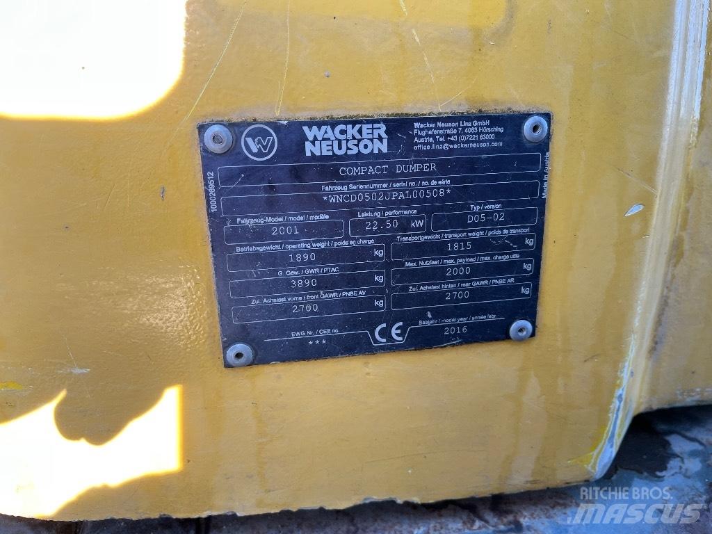 Wacker Neuson 2001 Damperi za gradilište