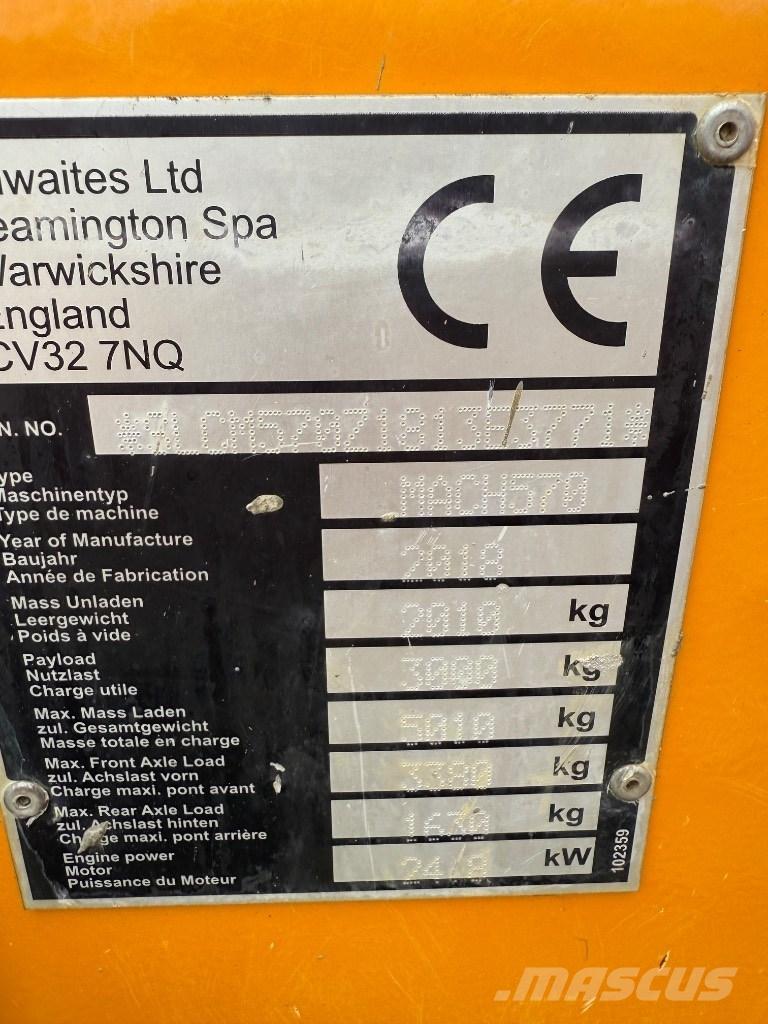 Thwaites 3 ton Damperi za gradilište