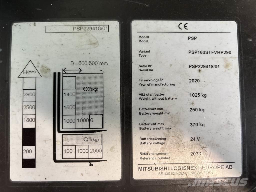Atlet PSP160 Samopogonski ručni viljuškari
