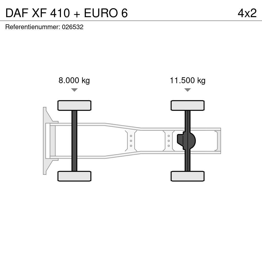 DAF XF 410 + EURO 6 Tegljači