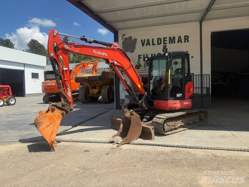 Kubota U 55-4, U55 Mini bageri < 7t
