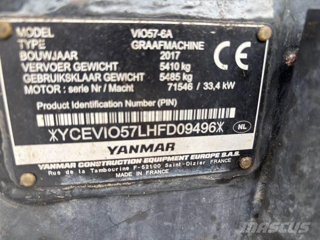 Yanmar VIO57 Mini bageri < 7t
