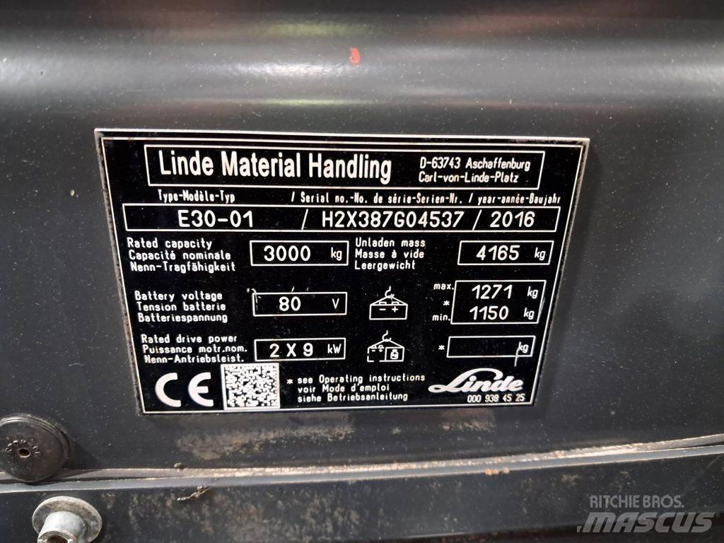 Linde E30-01 Električni viljuškari