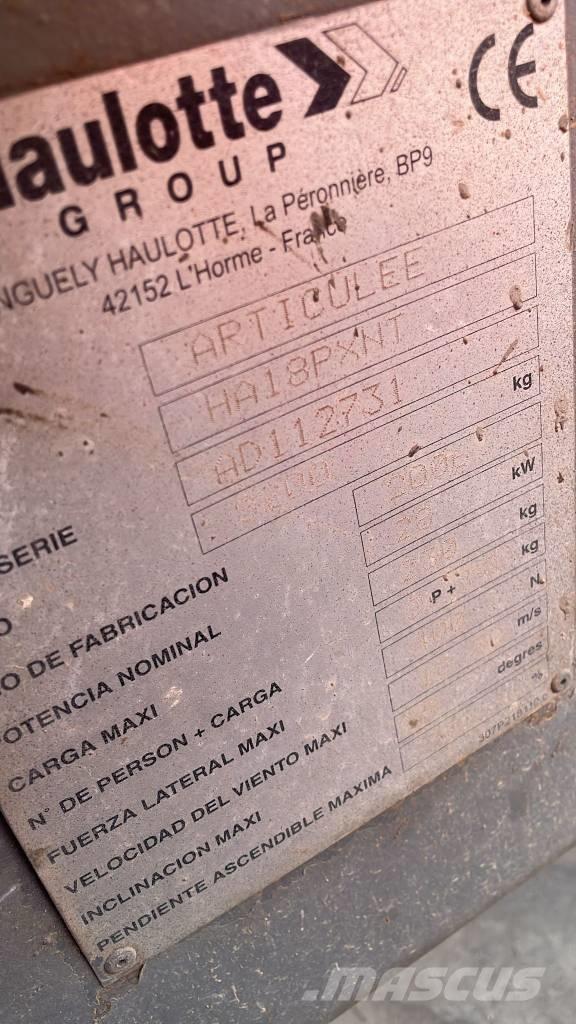 Haulotte HA 18 PX Zglobne podizne platforme