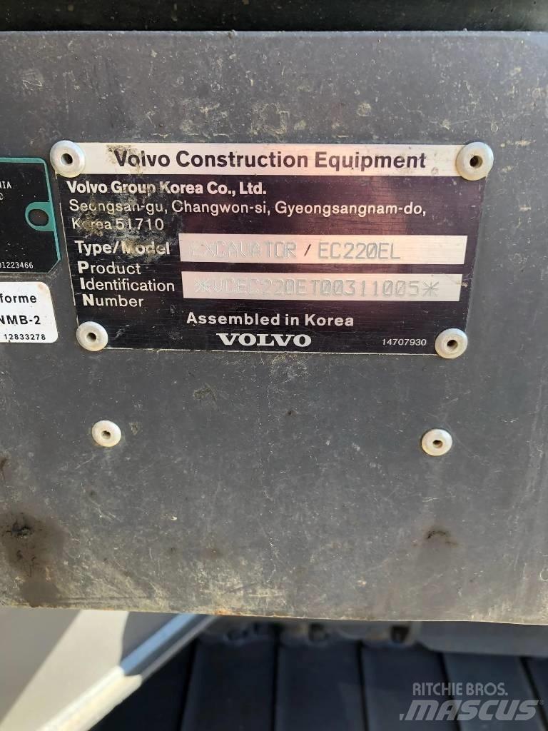 Volvo EC 220 EL Midi bageri 7t – 12t