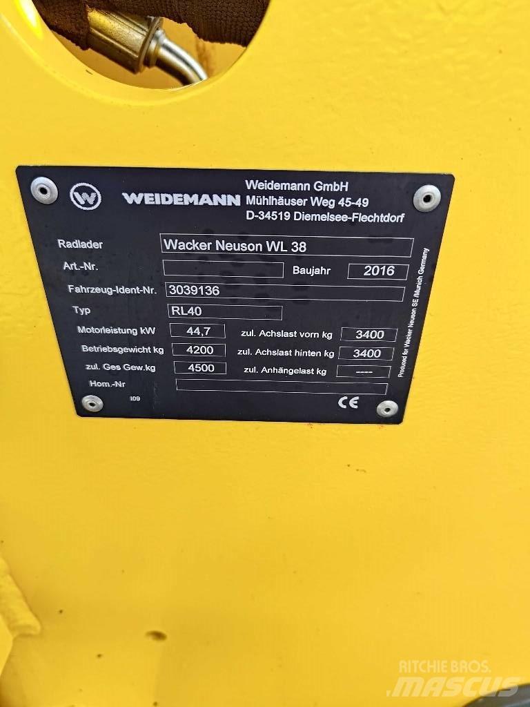 Wacker Neuson WL 38 Utovarivači na točkove