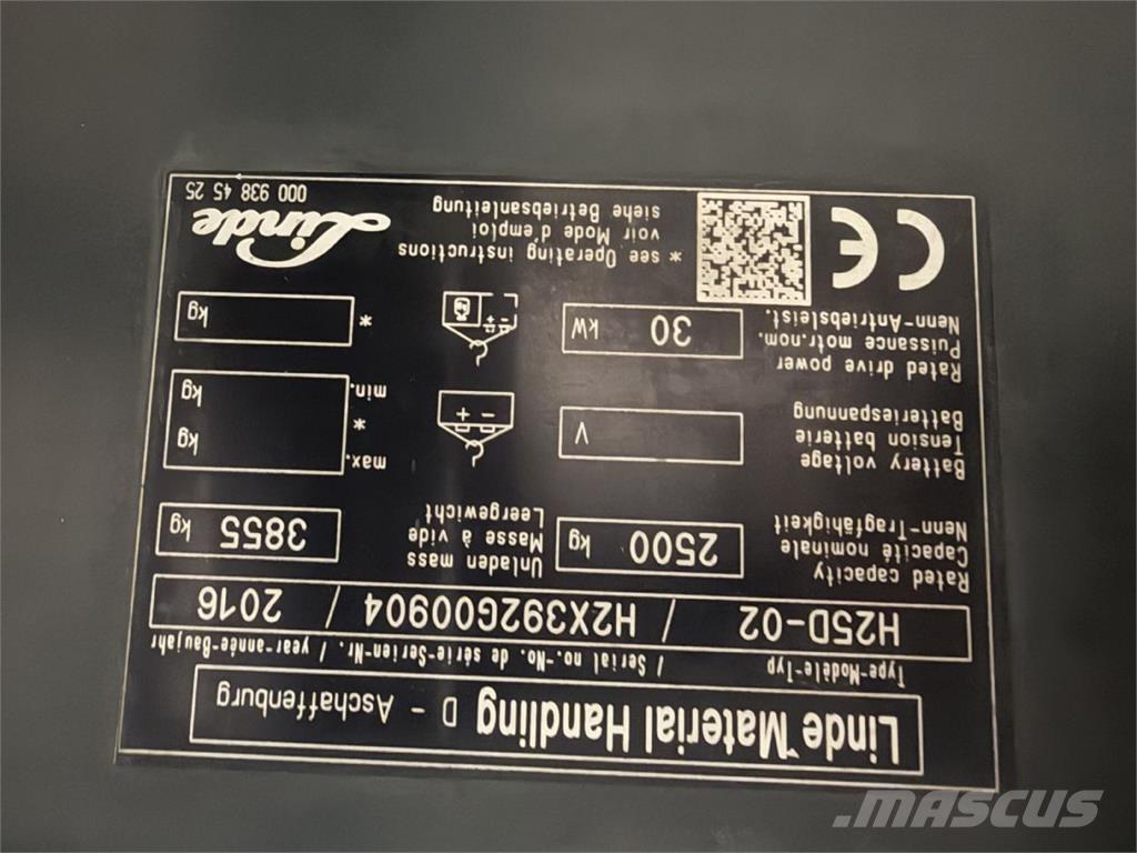 Linde H25D-02 Dizelski viljuškari