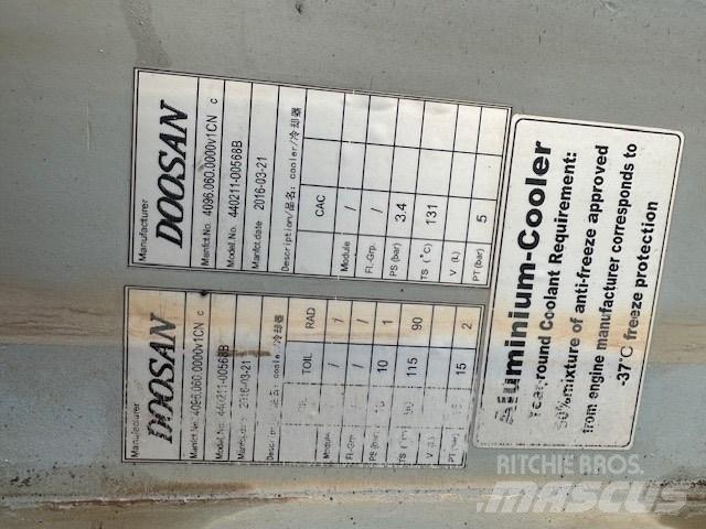 Doosan DL 450-5 Radijatori