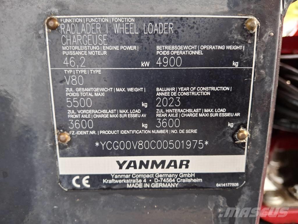 Yanmar V 80 Utovarivači na točkove