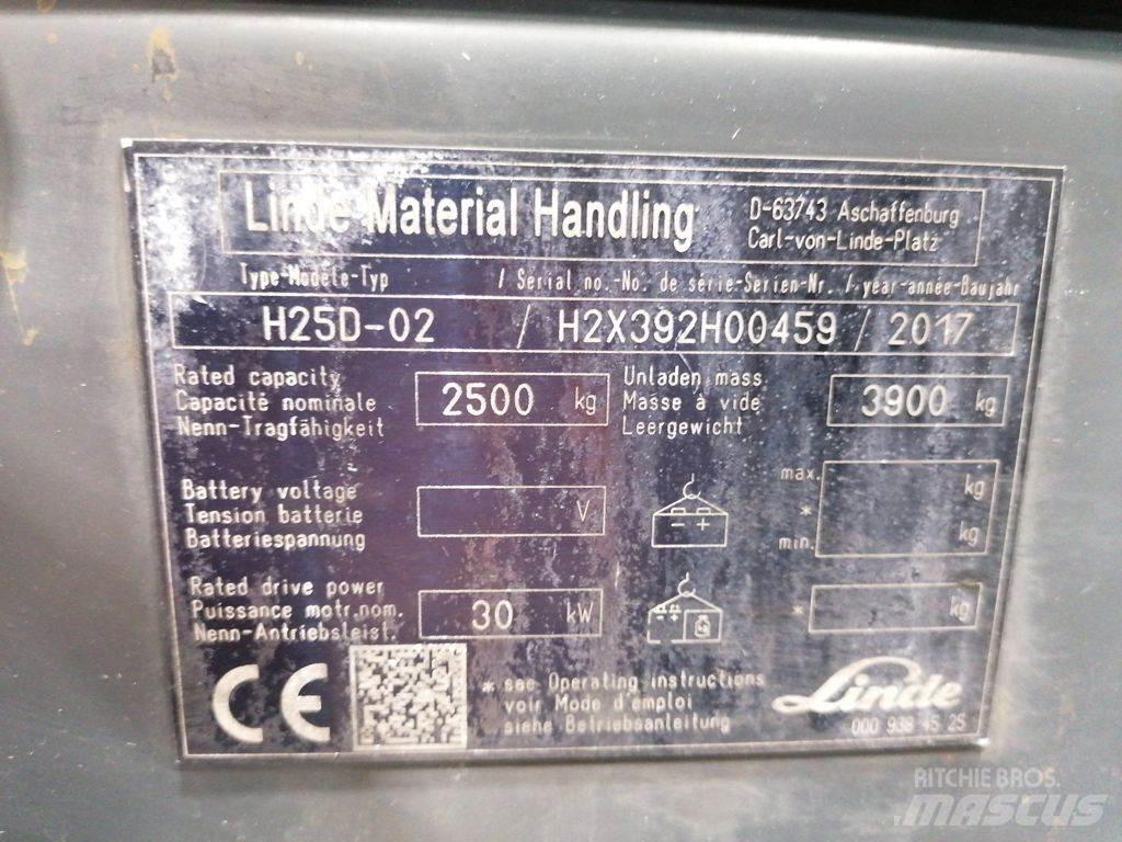 Linde H25D-02 Dizelski viljuškari