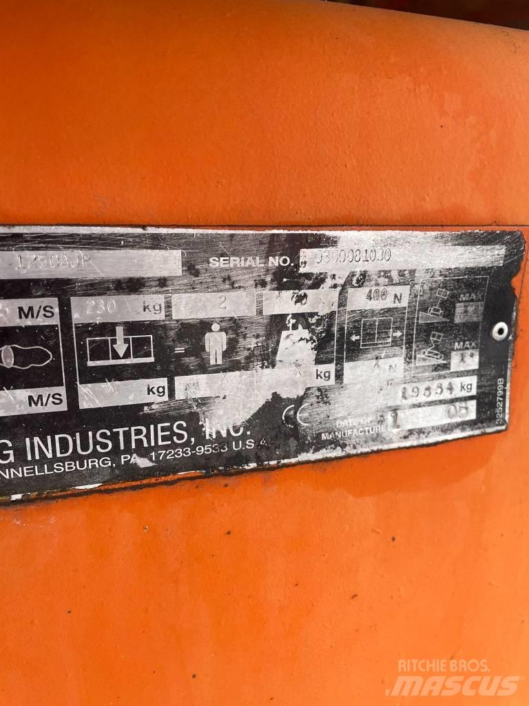 JLG 1250 AJP Zglobne podizne platforme