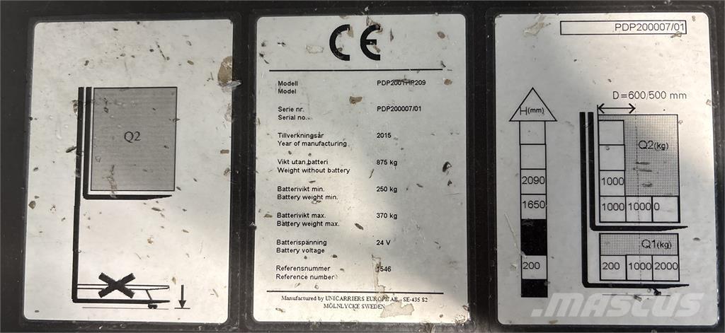 Atlet PDP200 Samopogonski ručni viljuškari