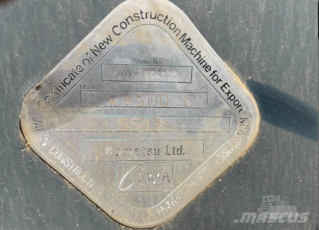 Komatsu WA 500-6 Utovarivači na točkove