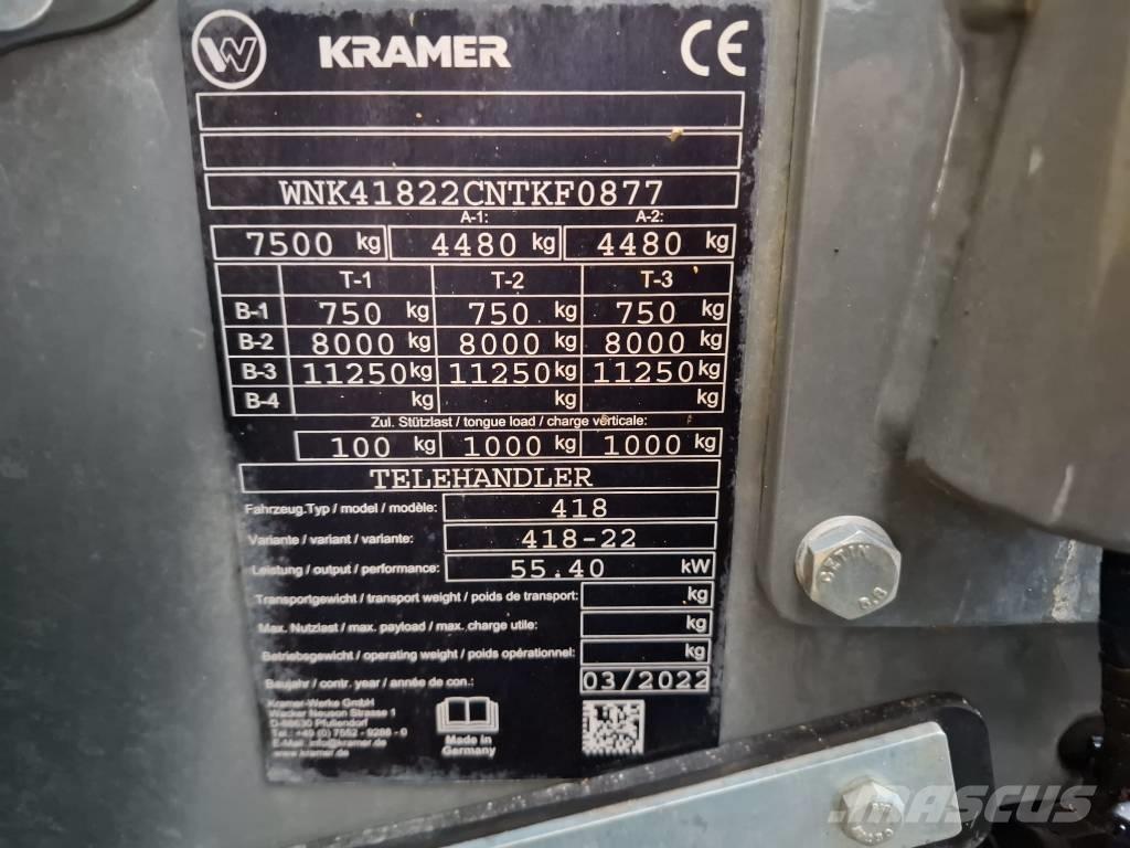Kramer-allrad 2706 Teleskopski utovarivači točkaši