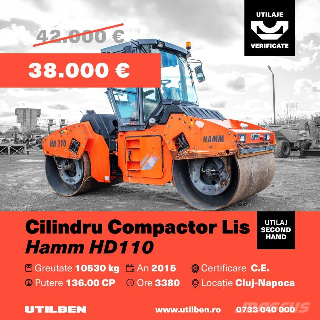 Hamm HD 110 Valjci sa duplim bubnjem
