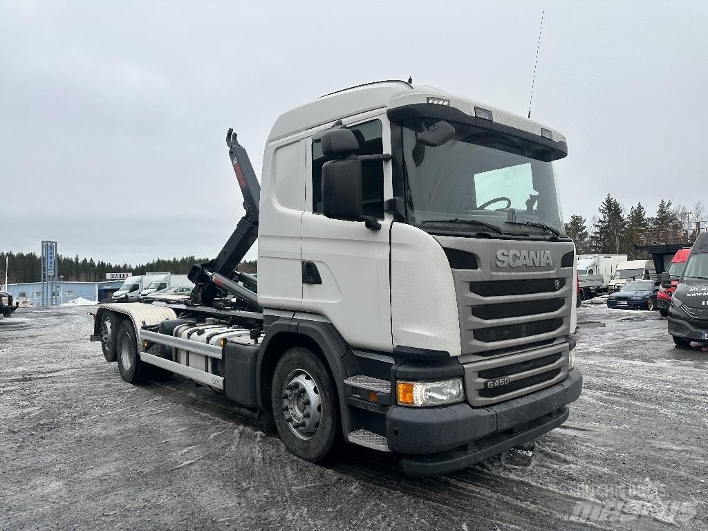 Scania G450 6x2*4 Rol kiper kamioni sa kukom za podizanje tereta