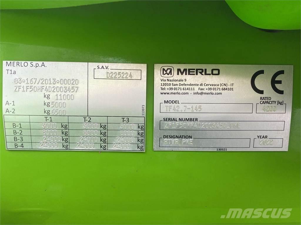 Merlo TF42.7 Poljoprivredni teleskopski utovarivači