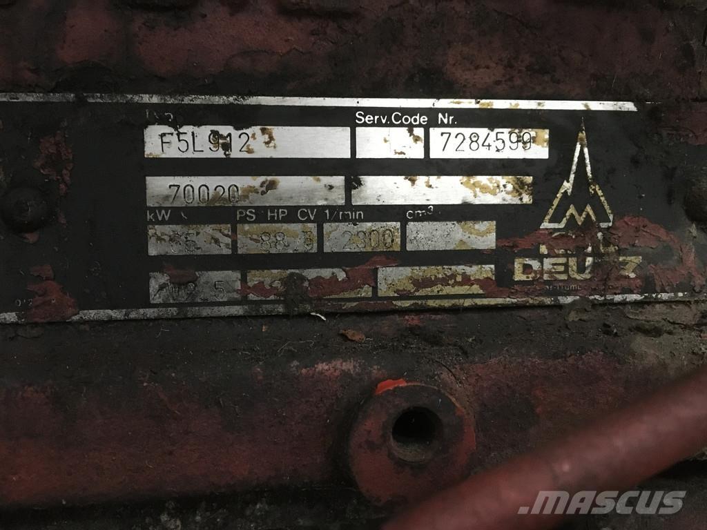 Deutz F5L912 USED Motori za građevinarstvo