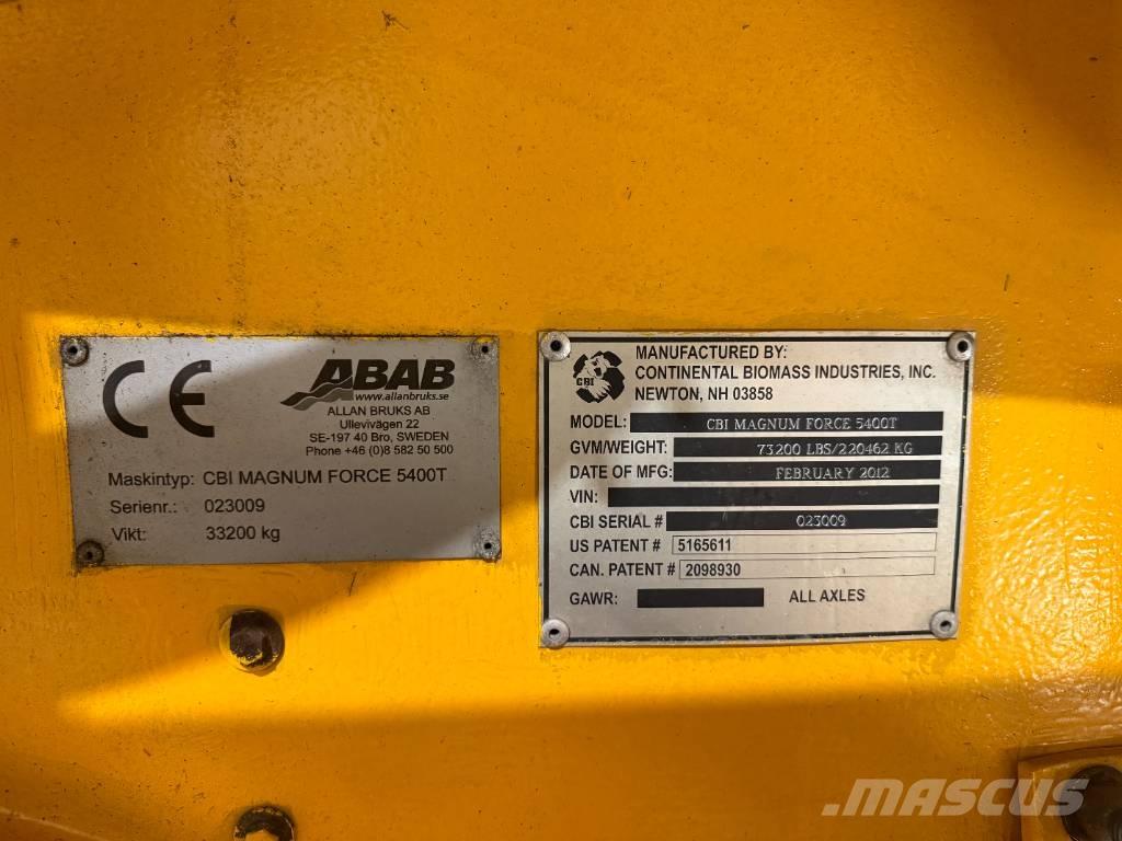 CBI 5400T Mašine za kleščenje grane stabla