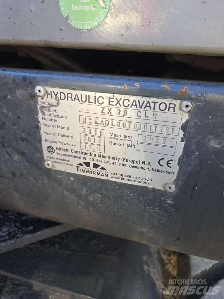 Hitachi ZX 30 Mini bageri < 7t