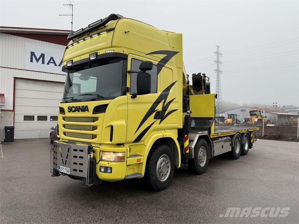 Scania R164G 8*4 Kamioni sa kranom