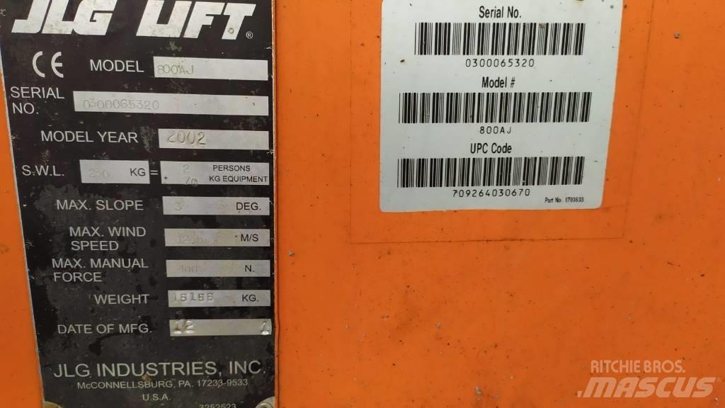 JLG 800 AJ Zglobne podizne platforme