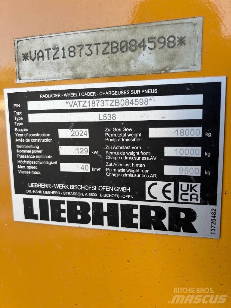 Liebherr L 538 Utovarivači na točkove