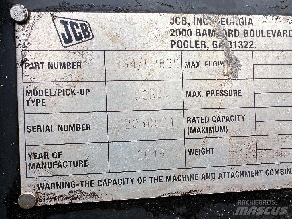 JCB 3C84 Ostale komponente za građevinarstvo
