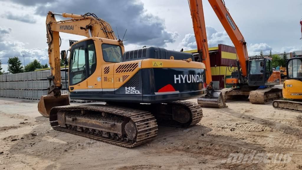 Hyundai 220 LC Bageri guseničari