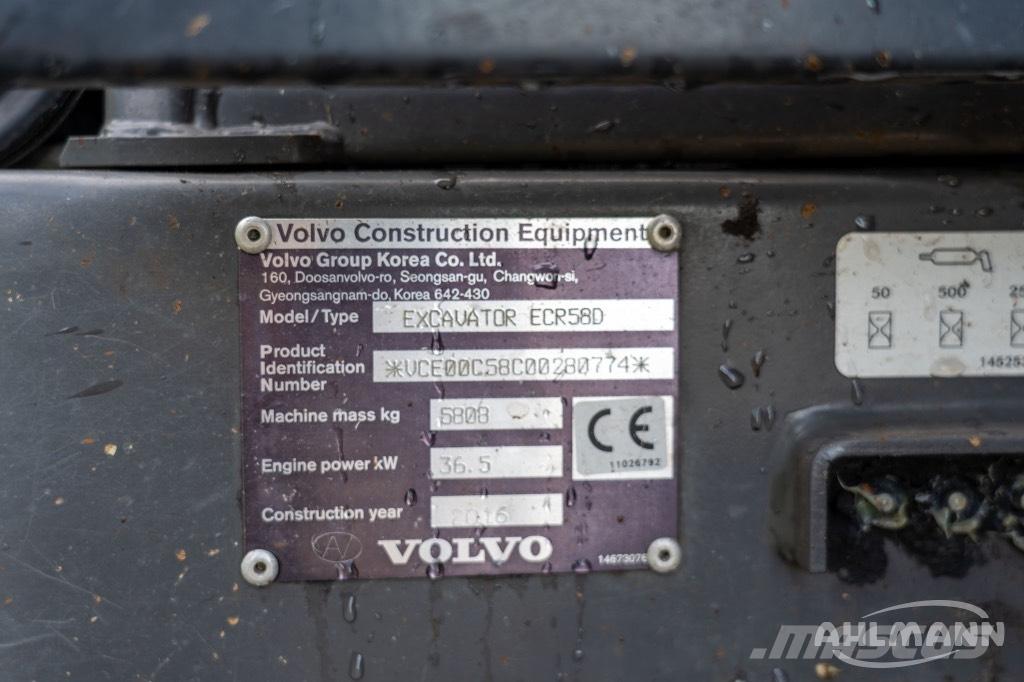 Volvo ERC58D Mini bageri < 7t