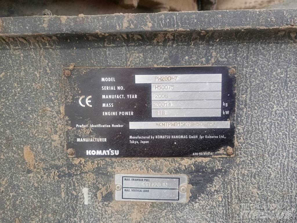 Komatsu PW 200-7 Bageri točkaši