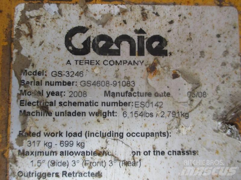 Genie GS 3246 Makazaste platforme