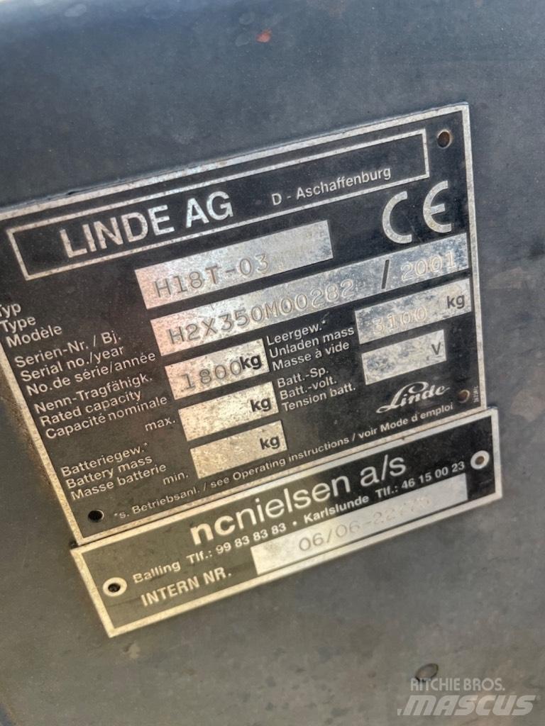 Linde H 18 T Plinski viljuškari