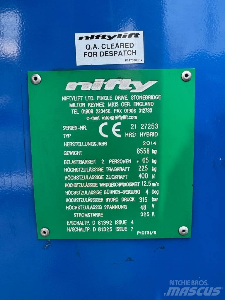 Niftylift HR 21 D E Zglobne podizne platforme