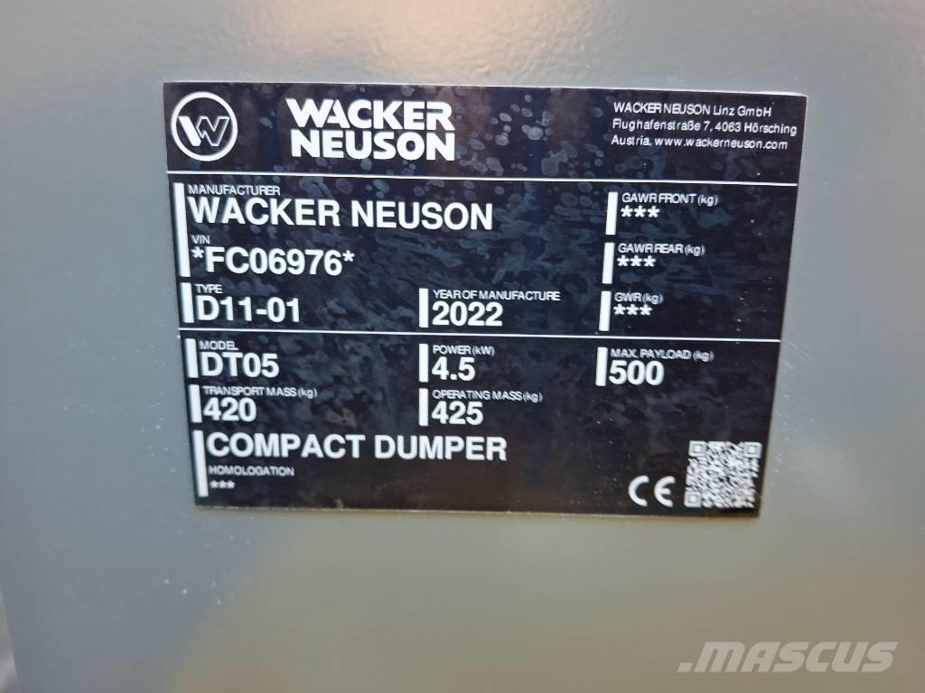 Wacker Neuson DT 05 Damperi na gusenice