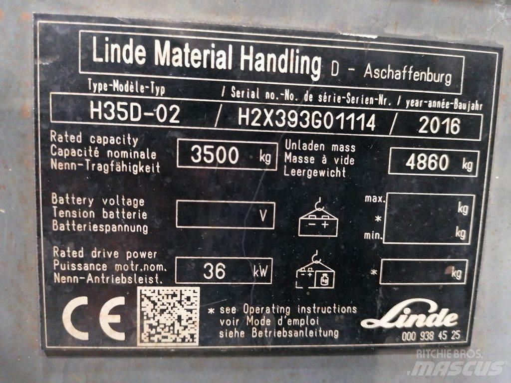 Linde H35D-02 Dizelski viljuškari