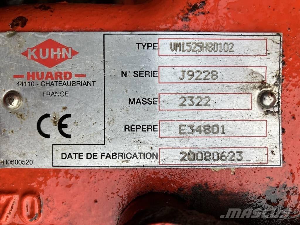 Kuhn Vari-Master 152 Plugovi obrtači