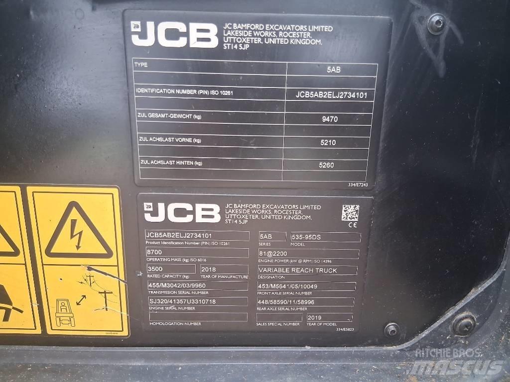 JCB 535-95 Teleskopski utovarivači točkaši