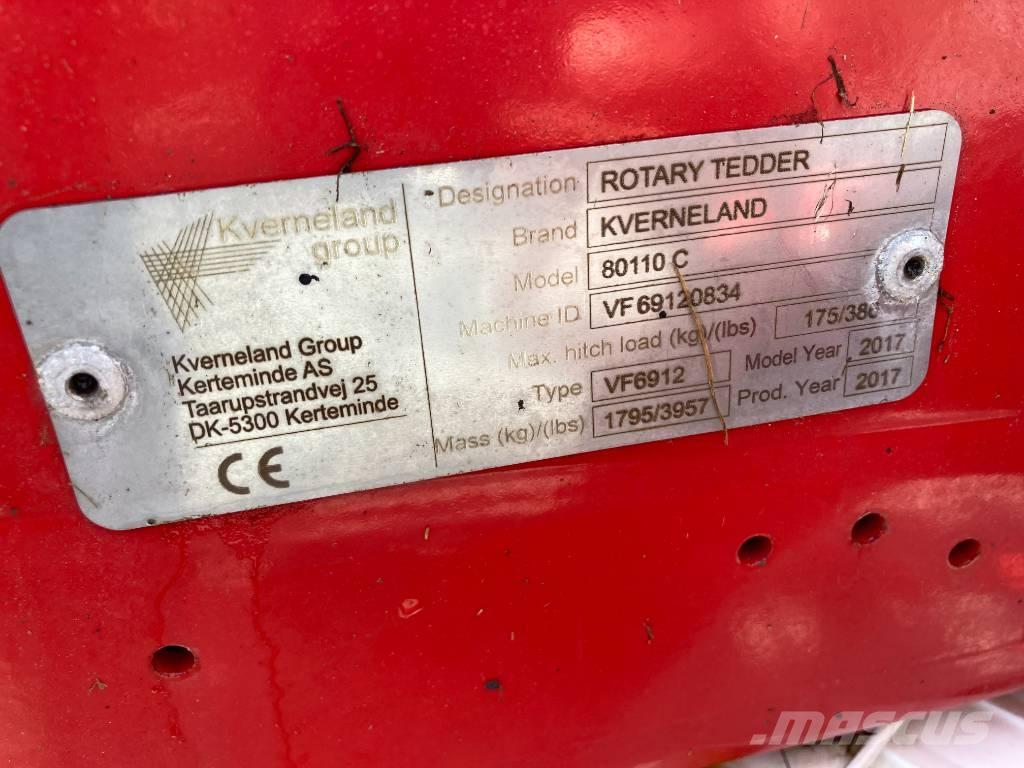 Kverneland 80110C Okretači i sakupljači sena