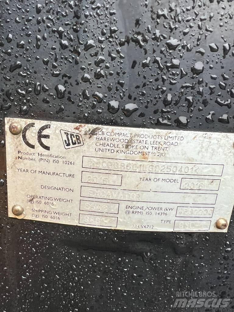 JCB 86 C-1 eco Midi bageri 7t – 12t