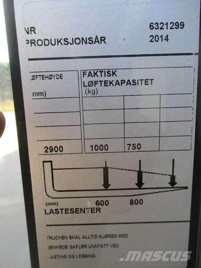 BT SWE 100 Ručni električni viljuškar