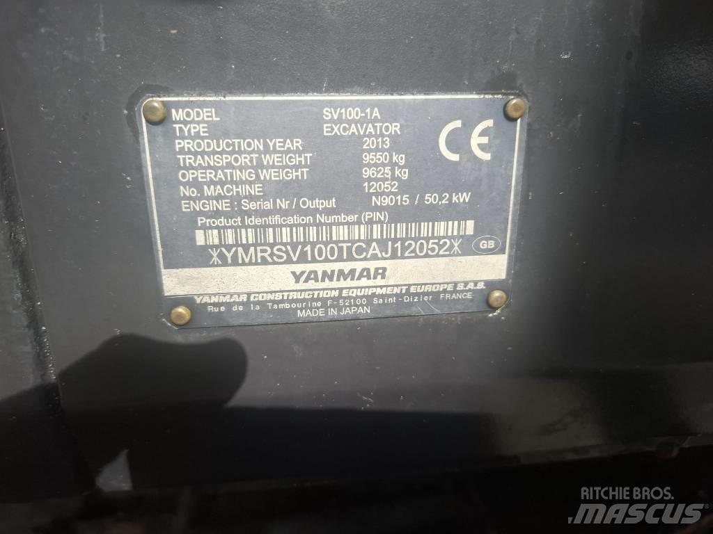 Yanmar SV 100-1A Midi bageri 7t – 12t