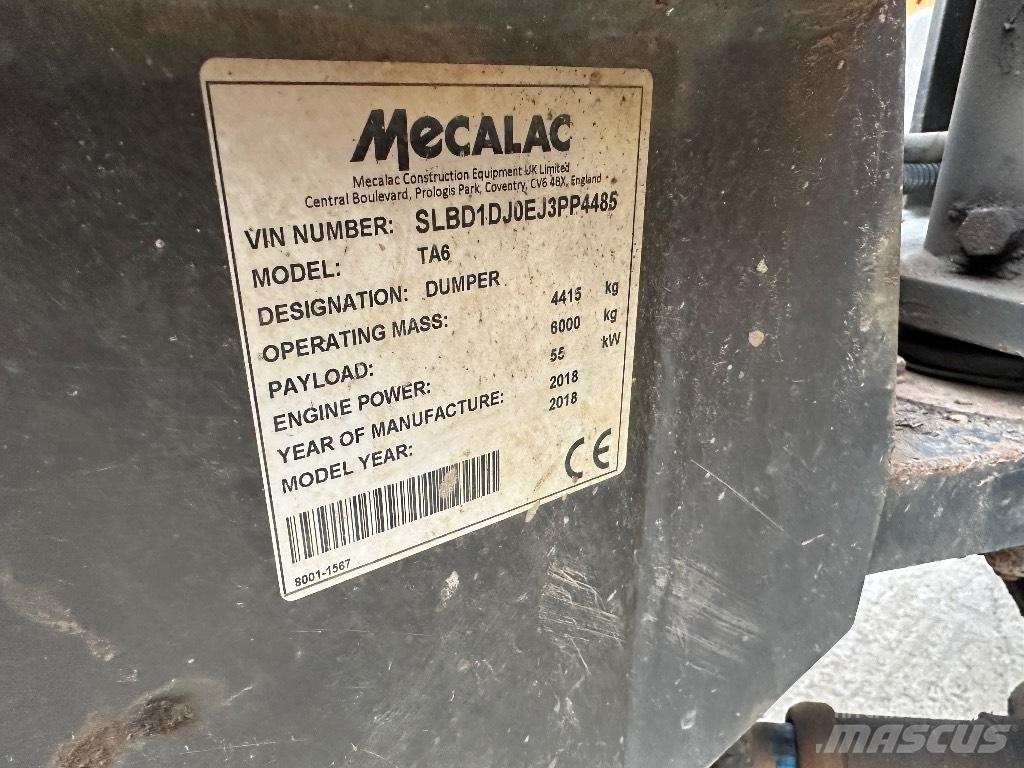 Mecalac TA 6 Damperi za gradilište