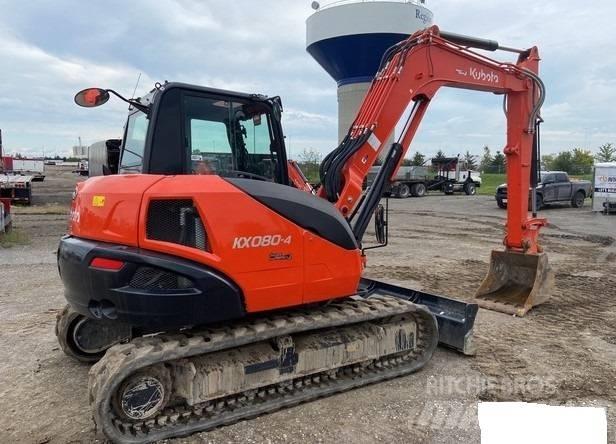 Kubota KX080-4S2 Bageri guseničari