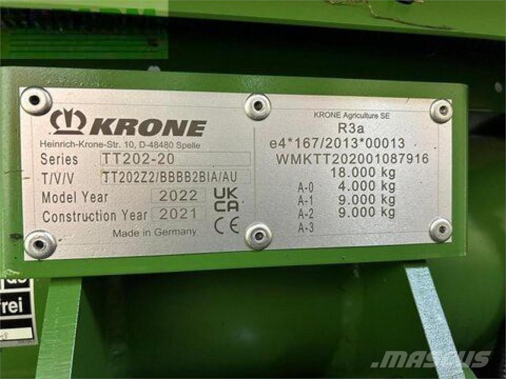 Krone mx 370 gl Prikolice za zrno