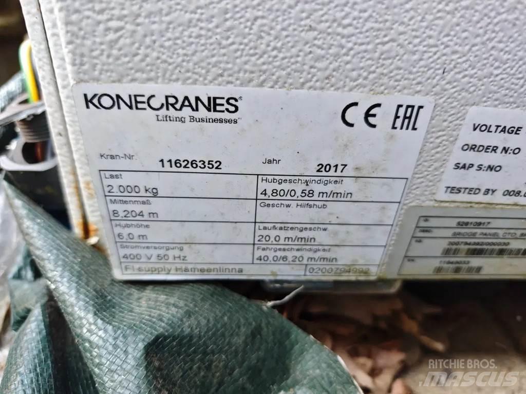 Konecranes 2 Ton Polovni nadzemni i kontejnerski kranovi