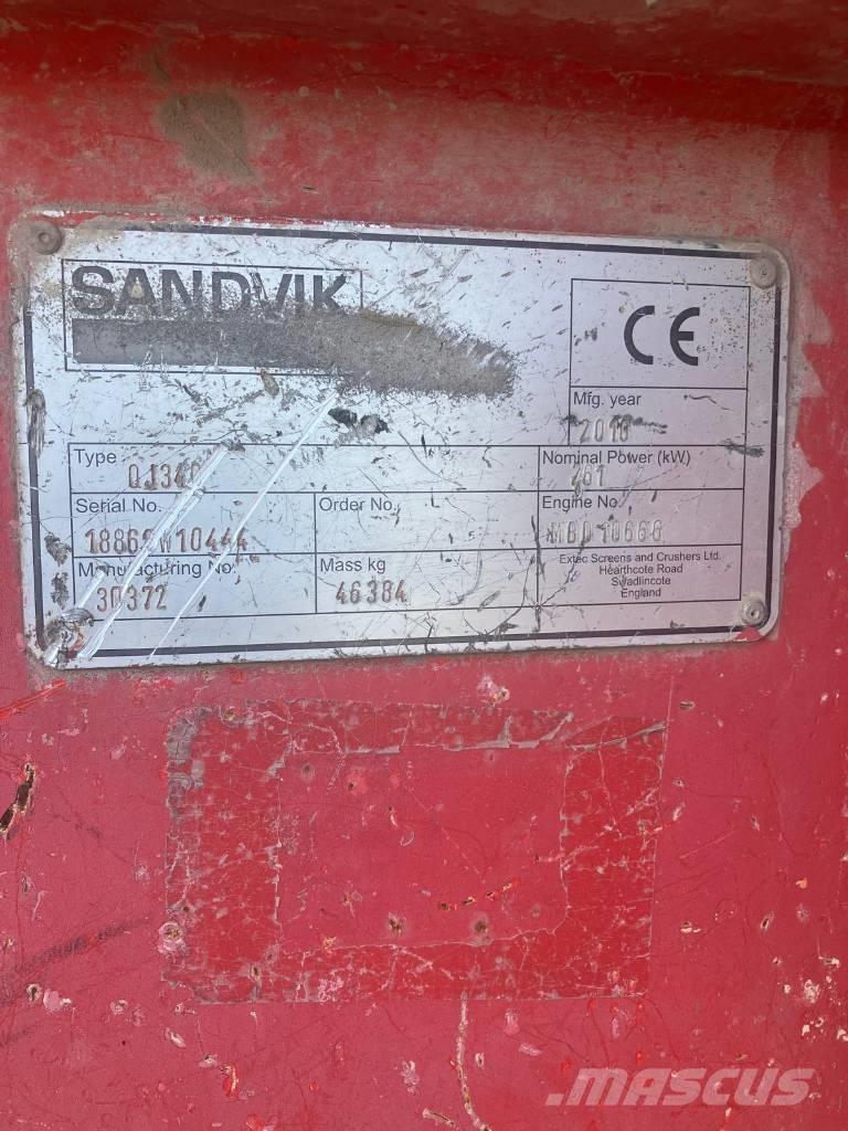 Sandvik QJ 340 Mobilne drobilice